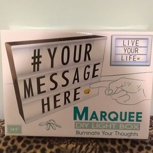 NWT Marquee‎ DIY light box - Personal Marquee
